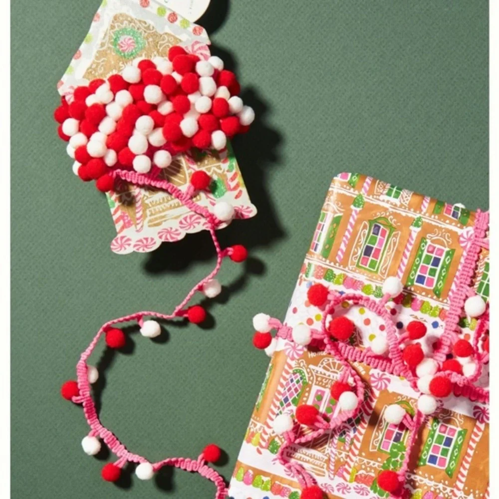 Holiday Pom Pom Ribbon